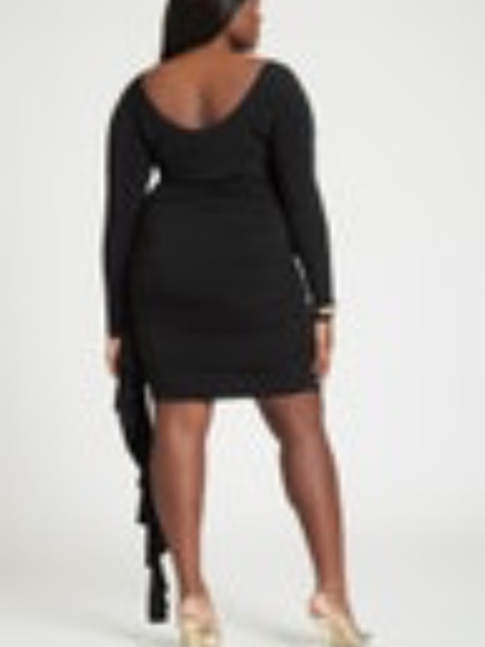 Eloquii Side Ruffle Mini-Dress - Picture 2 of 5